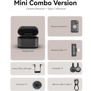 میکروفون یقه ای بی‌سیم هالی لند مدل Lark M2S mini combo